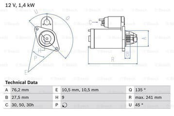 Startmotor / Starter BMW 5 (528 i,518,520,520 i), Ophalen of Verzenden, Nieuw