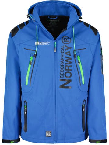 Geographical Norway Softshell Jas Heren Techno Blue Green, Verzenden, Nieuw, Blauw