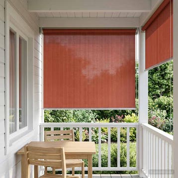 vidaXL Buitenrolgordijn 90% UV-blok Terracotta 120 x 230 cm, Verzenden, Nieuw