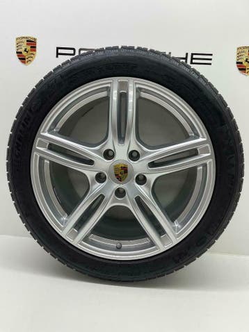 Porsche Panamera 971 ORIGINELE 20 Turbo met winterbanden 8mm, Auto-onderdelen, Banden en Velgen, Ophalen, Gebruikt, Banden en Velgen
