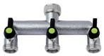 (TIP) Kraanverdeler splitter 3 x 3/4 aansluiting, Ophalen of Verzenden, Nieuw