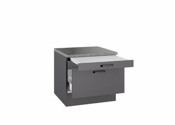 Voorraad: Wasmachine onderkast | wasruimte kast | Verhoger, Verzenden, Nieuw, Voorlader, 85 tot 90 cm