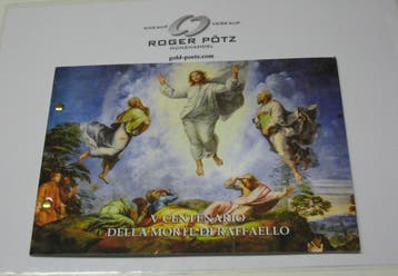 Vatikan 2 Euro 2020 Raffaello im offiziellen Numisbrief, Postzegels en Munten, Verzenden
