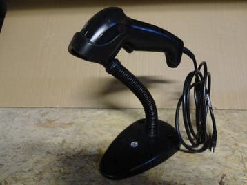 HP QD2100 USB 1D Barcode Scanner + Stand, Ophalen of Verzenden, Gebruikt, Overige typen, Symbol / Motorola