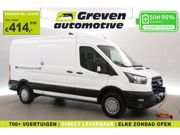 Ford E-Transit L3H2 68 kWh | Snelladen | SOH 95% | 360° |, Automaat, Wit, Elektrisch, Nieuw