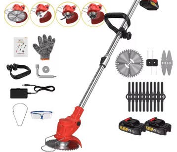 24V Draadloze Telescopische Trimmer Metalen Messen, 2 Accus, Verzenden, Nieuw