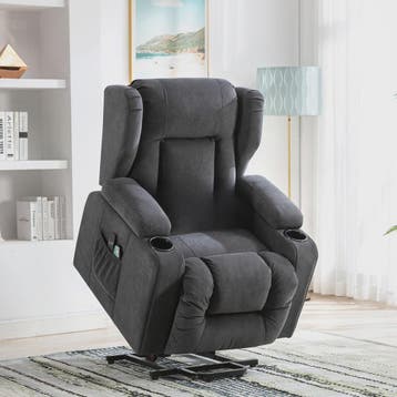 Elektrische Relaxfauteuil met Sta-Op Functie, Massage en Sto, Verzenden, Nieuw