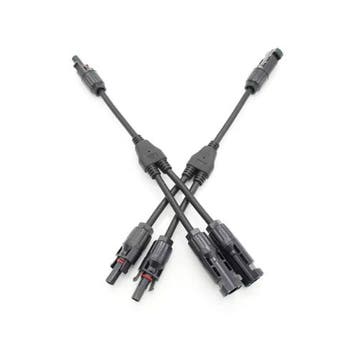 Y-Kabel splitter voor zonnepaneel camper/caravan - zwart - s, Caravans en Kamperen, Ophalen of Verzenden, Nieuw