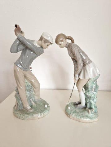 Lladró - Figuur - Golfers (2) - Porselein