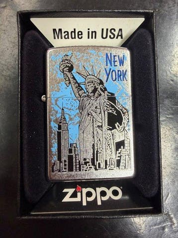 Zippo - Zonder minimumprijs - Aansteker - Staal (roestvrij), Nieuw