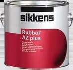 Sikkens Rubbol AZ Plus - Alle kleuren leverbaar - 1 liter, Overige kleuren, Nieuw, Ophalen of Verzenden, Lak