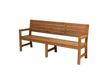 Landelijke klassieke tuinbank - Norwich teakhout, Tuin en Terras, Tuinbanken, Nieuw, Teakhout
