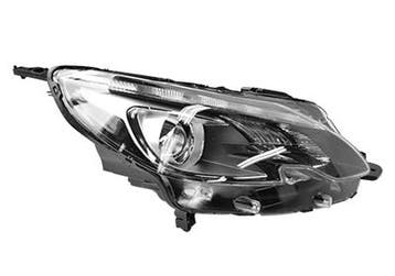Peugeot 2008 2016-2019 Zwart Koplamp Rechts (Koplampen), Verzenden, Nieuw