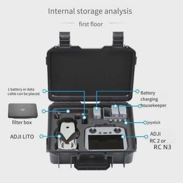 Waterdichte en Schokbestendige Opbergkoffer voor DJI Lito X1, Verzenden, Nieuw
