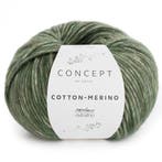 Katia Concept Cotton-Merino - 122 bosgroen - Katoen/Merino, Ophalen of Verzenden, Nieuw
