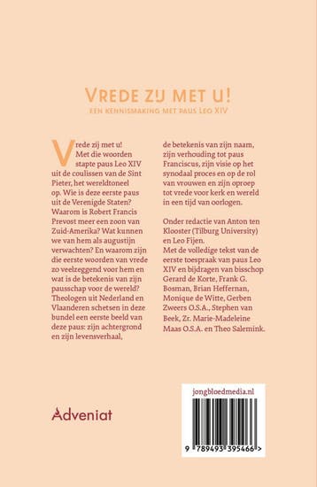 Vrede zij met u! 9789493395466, Verzenden, Zo goed als nieuw