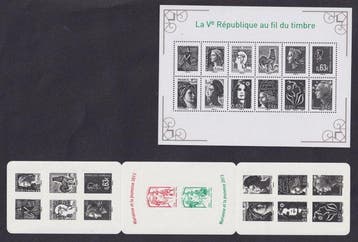 Frankrijk 2013 - Bloc-feuillet, Nr. 133 en F4781 en Carnet, Gestempeld
