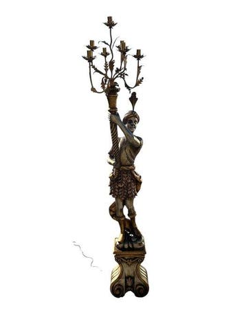 Kandelaber - Hout, Brons - Moro Candelabro