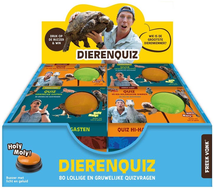 Display Freek Vonk Dierenquiz 2 X 4 Ex. | Freek Vonk | Nieuw, Boeken, Overige Boeken, Nieuw, Ophalen of Verzenden