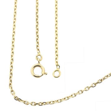 18 Krt. Gouden anker schakelketting., Ophalen of Verzenden, Gebruikt, Overige kleuren, Goud