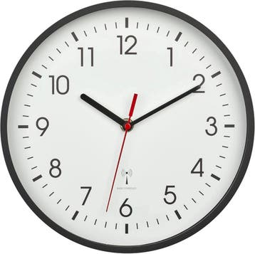 Tyme Wandklok Radiogestuurd - 24.5m Klok modern - Analoog -, Ophalen of Verzenden, Nieuw