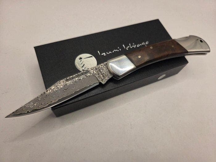 Izumi Ichiago - Tafelmes - Damascus zakmes - Japans VG-10, Antiek en Kunst, Antiek | Keukenbenodigdheden