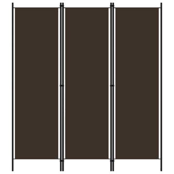 vidaXL Kamerscherm met 3 panelen 150x180 cm bruin, Verzenden, Nieuw