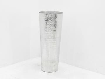 Plantenbak metaal - 100x40cm (bxd) - gehamerde structuur, Werkplek, Ophalen of Verzenden, Gebruikt, Overige typen