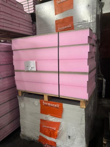Kantplank | 14 mm grijs | XPS 160 mm | 200 × 1250 mm | 15st., Verzenden, Nieuw, 100 mm of meer