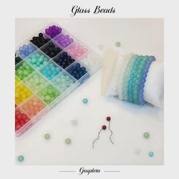 24 Kleuren 8mm Kristal Kralen Set voor Sieraden Maken - DIY, Verzenden, Nieuw