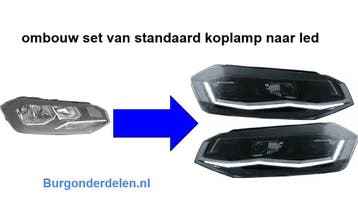 LED Koplampen Ombouw Geschikt Voor Polo 2G 2017-2021, Auto-onderdelen, Verlichting, Ophalen of Verzenden, Nieuw, Volkswagen