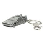 Back to the Future Metal Keychain DeLorean 7 cm (Keyrings), Verzamelen, Sleutelhangers, Verzenden, Zo goed als nieuw