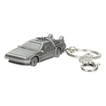 Back to the Future Metal Keychain DeLorean 7 cm (Keyrings), Verzenden, Zo goed als nieuw