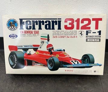 Ferrari 312T Formula 1 — Marui 1/24 Scale Motorized Plastic, Nieuw