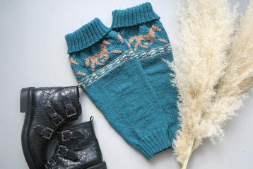 Breipatroon Beenwarmers met Paarden, Ophalen of Verzenden, Nieuw