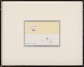 Panamarenko (1940-2019) - Handsignierte  Invitation