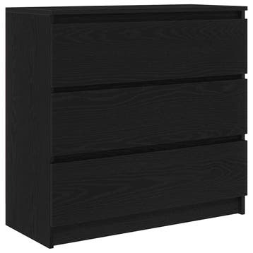 Sidetable 80x35cm - Zwart Eiken | Laatste Stuk!, Overige materialen, Gebruikt, 25 tot 50 cm, 50 tot 100 cm
