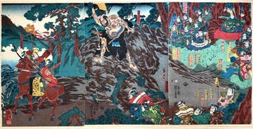 Utagawa Kuniyoshi – Sanada Yoichi and Matano Goro – Ukiyo-e