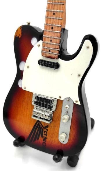 Miniatuur replica Fender gitaar - Jonny Greenwood Radiohead, Verzamelen, Ophalen of Verzenden, Nieuw, Pop, Beeldje of Miniatuur