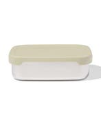 HEMA Lunchbox 14.3x18.9x5.8cm rvs groen, Verzenden, Nieuw