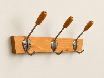 Kapstok - Hout - art-deco houten kapstok