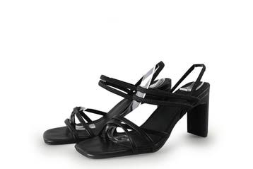 Sacha Sandalen in maat 38 Zwart, Verzenden, Zwart, Sandalen of Muiltjes, Zo goed als nieuw