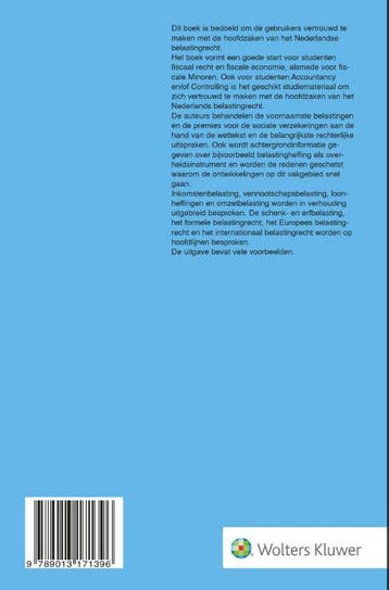Belastingrecht in Hoofdlijnen 9789013171396, Boeken, Verzenden, Zo goed als nieuw
