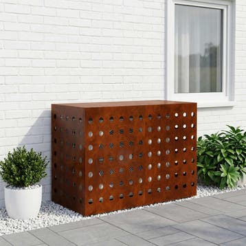 vidaXL Airconditioner hoes Roestkleurig 90 x 40 x 60 cm, Verzenden, Nieuw