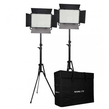 Nanlite 1200-CSA dual kit (w/ case & light stand), Ophalen of Verzenden, Nieuw, Overige typen