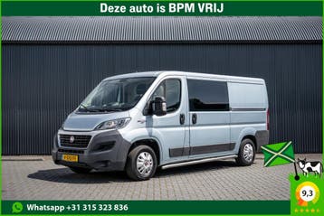 Fiat Ducato L2H1 | Financial Lease voor 259 p/mnd, Stof, Gebruikt, Overige carrosserieën, Blauw