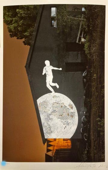 VHILS & JR (XX-XXI) - [SIGNED] Les Enfants d’Ouranos - Leap