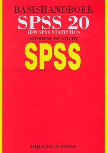 Basishandboek SPSS 20 9789055482238, Verzenden, Zo goed als nieuw