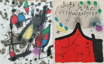 Joan Miro (1893-1983) - Miró Litógrafo I y II (cubierta)