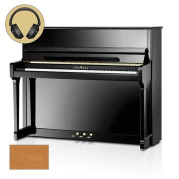 Schimmel Classic C121 T TwinTone ES messing silent piano, Nieuw, Bruin, Piano
